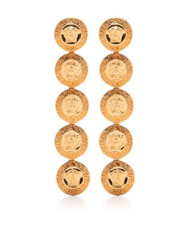 Boucles d'oreilles Tribute Medusa - Versace - Modalova