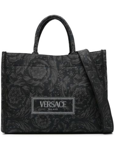 Grand sac à main Barocco Athena en jacquard - Versace - Modalova