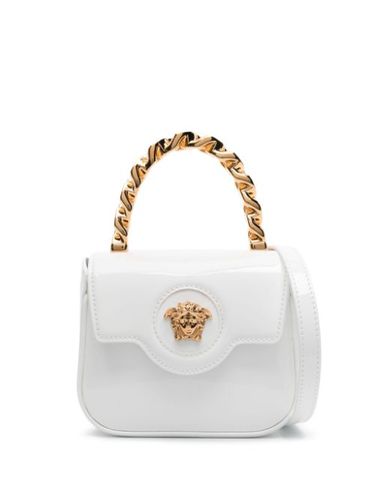 Mini sac La Medusa en cuir verni - Versace - Modalova