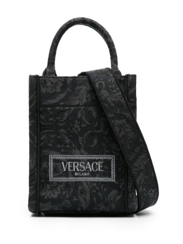 Mini sac cabas Barocco Athena en jacquard - Versace - Modalova