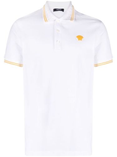 Versace polo Medusa - Blanc - Versace - Modalova