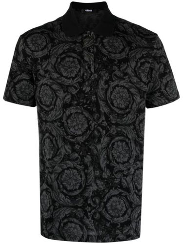 Versace polo Barocco - Gris - Versace - Modalova