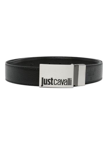 Ceinture en cuir à logo embossé - Just Cavalli - Modalova