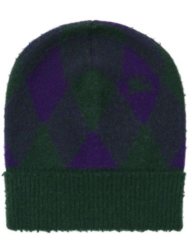 Bonnet à logo intarsia - Burberry - Modalova
