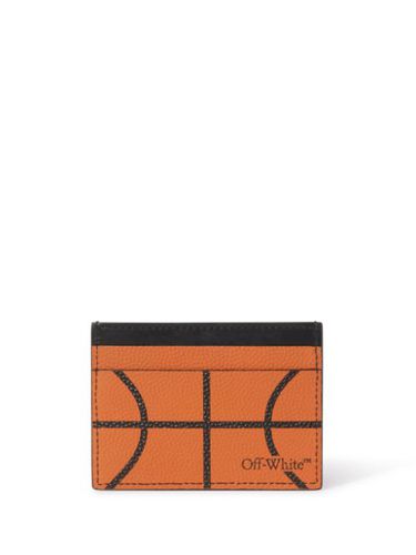 Porte-cartes Basketballà logo imprimé - Off-White - Modalova