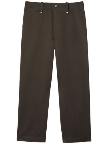Pantalon en coton à coupe ample - Burberry - Modalova
