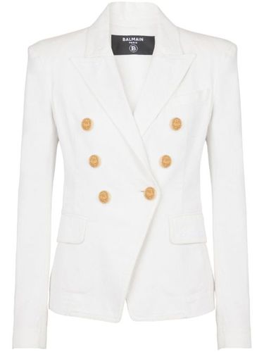 Blazer 6-Button en jean - Balmain - Modalova