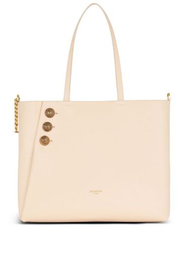 Sac cabas Embleme en cuir - Balmain - Modalova