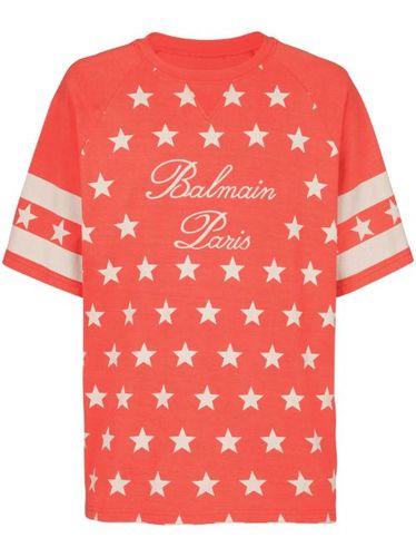 T-shirt Signature en coton - Balmain - Modalova