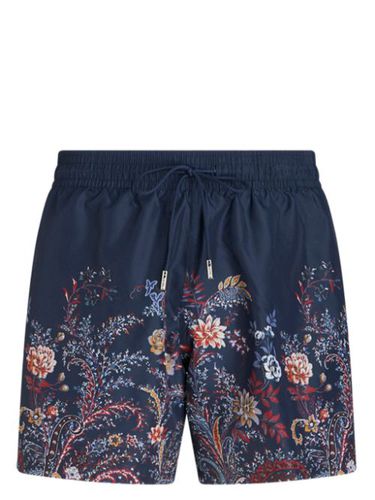 ETRO short de bain à fleurs - Bleu - ETRO - Modalova