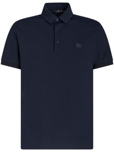 Polo en coton à motif Pegaso brodé - ETRO - Modalova