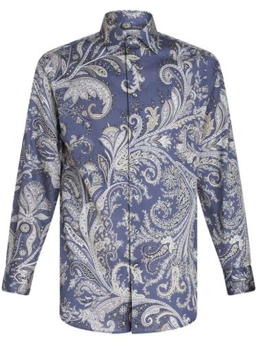 Chemise en coton à imprimé cachemire - ETRO - Modalova