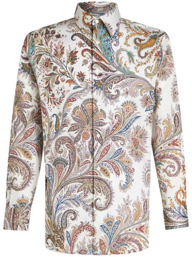 Chemise en coton à imprimé cachemire - ETRO - Modalova