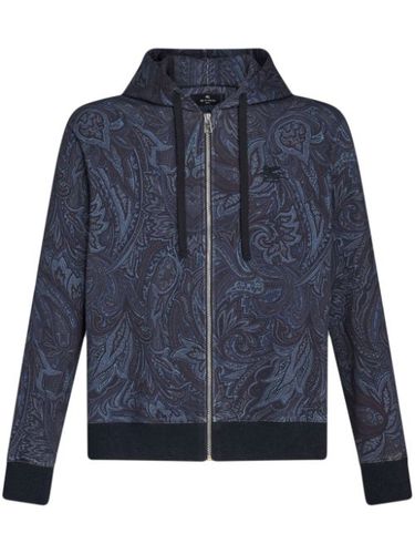 Hoodie en coton à imprimé cachemire - ETRO - Modalova