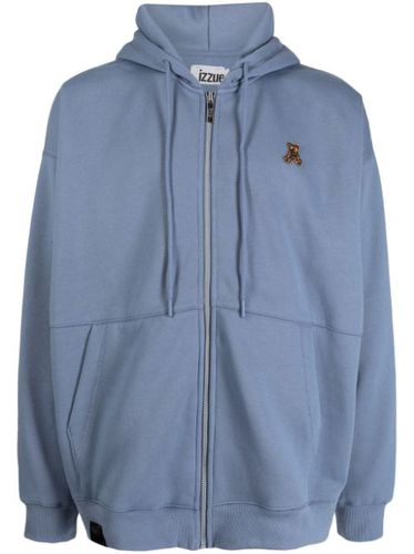 Izzue hoodie à logo brodé - Bleu - izzue - Modalova