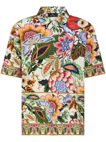 Chemise en coton à fleurs - ETRO - Modalova