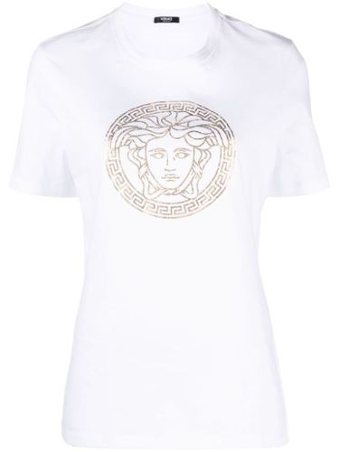 T-shirt en coton à motif Medusa Head - Versace - Modalova