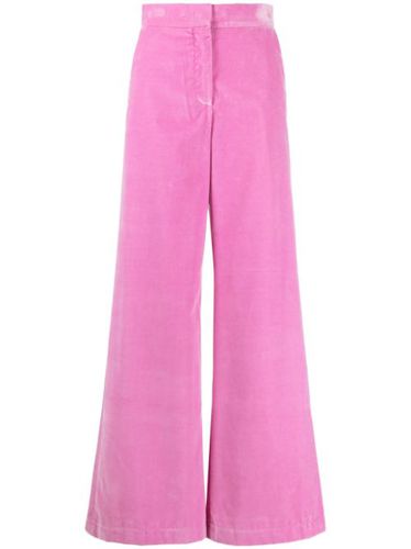 Pantalon évasé à taille haute - MSGM - Modalova