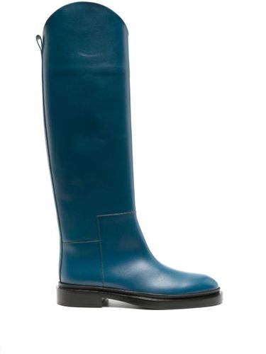 Jil Sander bottes en cuir - Bleu - Jil Sander - Modalova