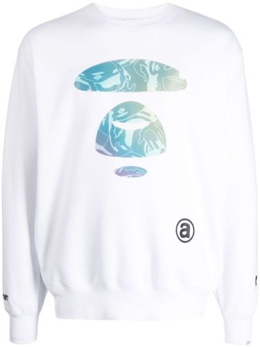 Sweat à logo imprimé - AAPE BY *A BATHING APE® - Modalova