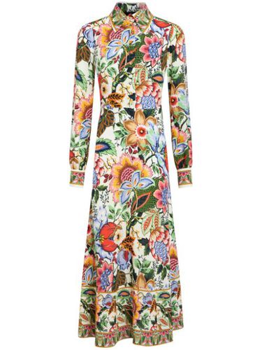 Robe-chemise longue à fleurs - ETRO - Modalova