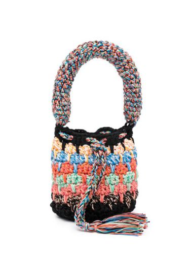 Alanui mini sac en crochet - Noir - Alanui - Modalova