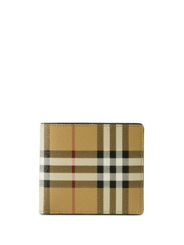 Portefeuille pliant à motif Vintage Check - Burberry - Modalova