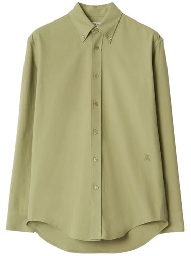 Chemise en coton à logo brodé - Burberry - Modalova