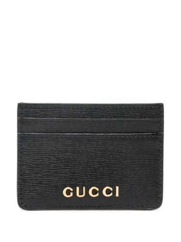 Porte-cartes en cuir à logo - Gucci - Modalova