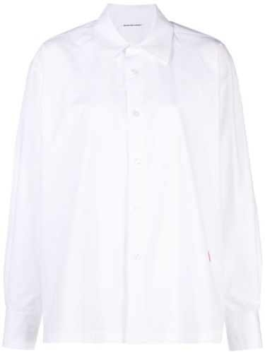 Chemise en coton à logo appliqué - Alexander Wang - Modalova