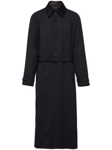 Prada trench en laine - Noir - Prada - Modalova