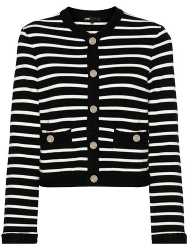 Cardigan en maille à rayures - Maje - Modalova