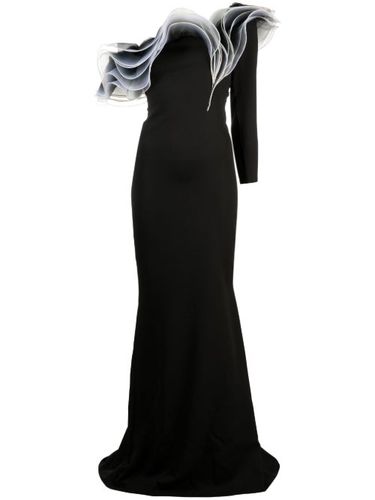 Robe longue asymétrique à effet superposé - Ana Radu - Modalova