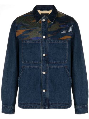 Veste en jean à broderies - PS Paul Smith - Modalova