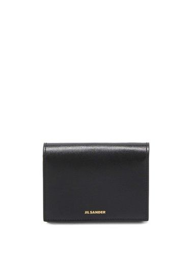 Portefeuille en cuir à logo - Jil Sander - Modalova