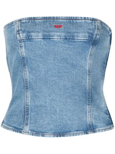 Haut bustier DE-VILLE en jean à coupe crop - Diesel - Modalova