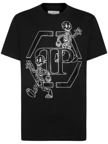 T-shirt à ornements strassés - Philipp Plein - Modalova