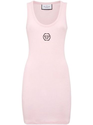 Robe nervurée à logo brodé - Philipp Plein - Modalova