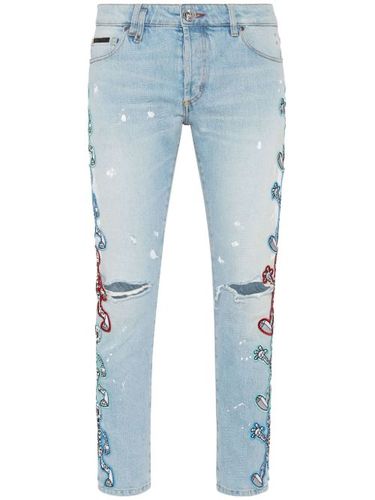 Jean skinny à taille basse - Philipp Plein - Modalova