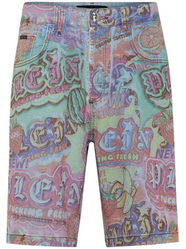 Short Formentera en jean - Philipp Plein - Modalova