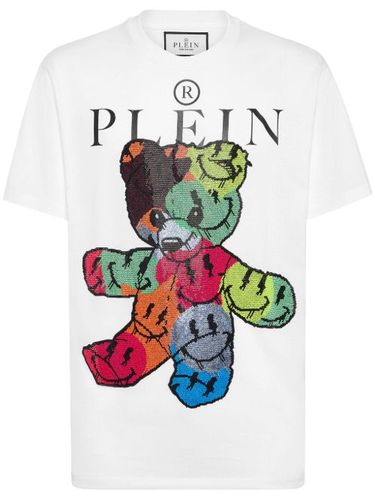 T-shirt en coton à motif Teddy Bear - Philipp Plein - Modalova