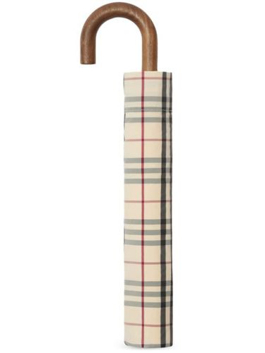 Parapluie repliable à motif Vintage Check - Burberry - Modalova