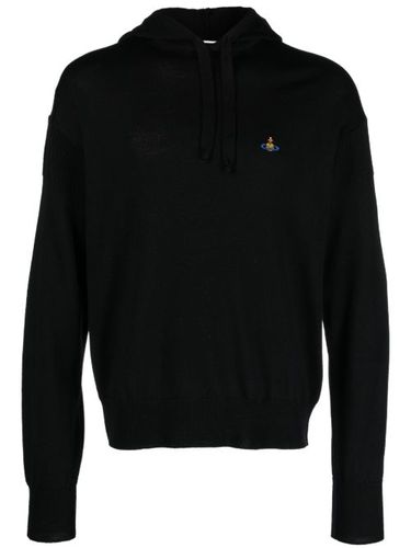 Hoodie en laine vierge à logo brodé - Vivienne Westwood - Modalova