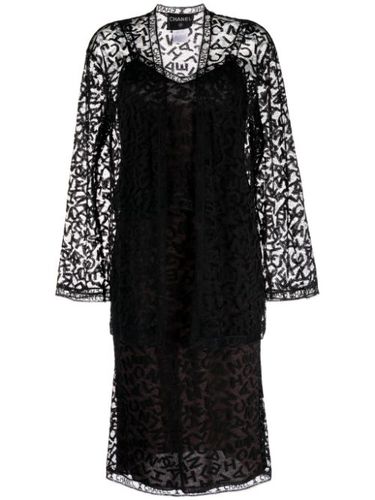 Ensemble robe-veste en lin (1998) - CHANEL Pre-Owned - Modalova