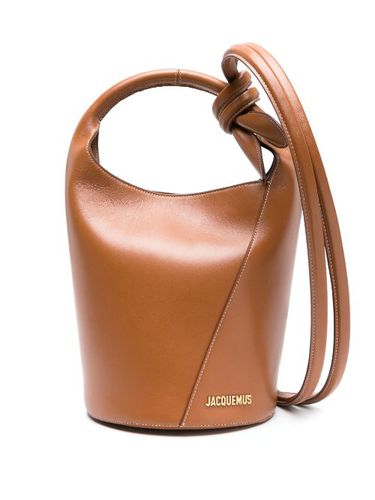 Sac cabas Le Petit Panier Soli en cuir - Jacquemus - Modalova