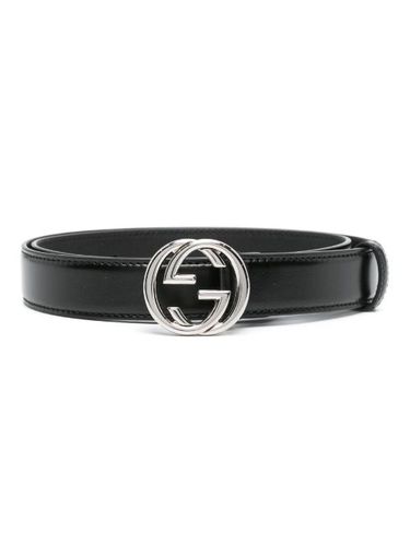 Ceinture en cuir à boucle logo GG - Gucci - Modalova