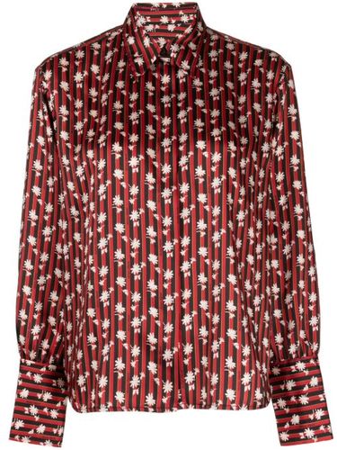 Chemise fleurie à manches longues - Maison Kitsuné - Modalova