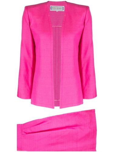 Tailleur-jupe à design ouvert - Saint Laurent Pre-Owned - Modalova