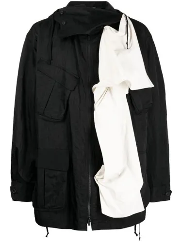 Veste asymétrique à capuche - Yohji Yamamoto - Modalova