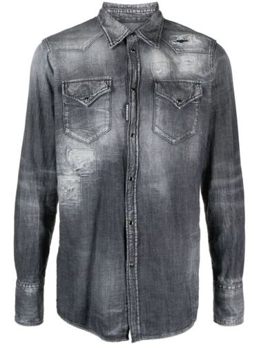 Chemise d'inspiration western en jean - DSQUARED2 - Modalova